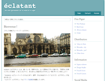 Tablet Screenshot of eclatant.net